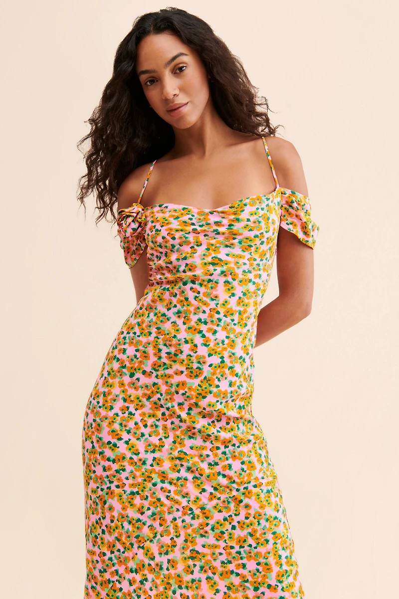 AFRM Vera Ditsy Floral Maxi Dress