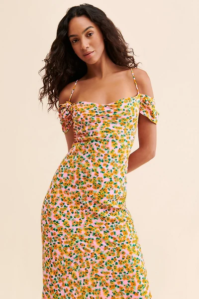 AFRM Vera Ditsy Floral Maxi Dress