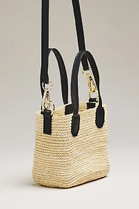 Sensi Studio Mini Straw Handbag