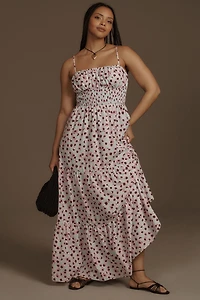 Hutch Sleeveless Square-Neck A-Line Maxi Dress