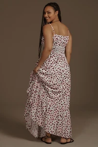 Hutch Sleeveless Square-Neck A-Line Maxi Dress