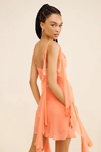 Suboo Delila Cowl Neck Mini Dress