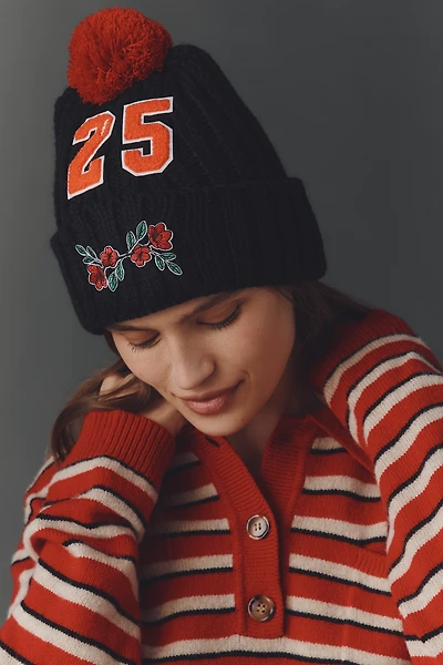 The Wild Collective Sporty Floral Beanie