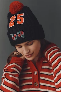 The Wild Collective Sporty Floral Beanie