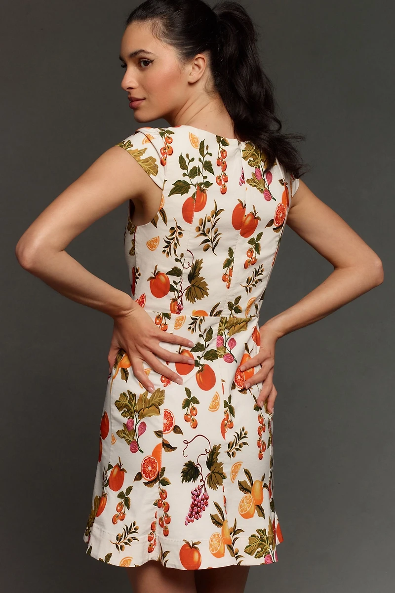 Maeve The Cecily Fit & Flare Sweetheart Mini Dress