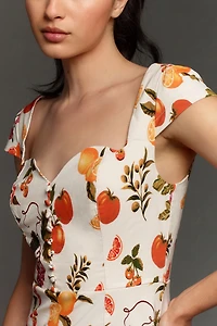 Maeve The Cecily Fit & Flare Sweetheart Mini Dress