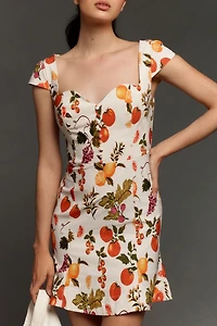 Maeve The Cecily Fit & Flare Sweetheart Mini Dress