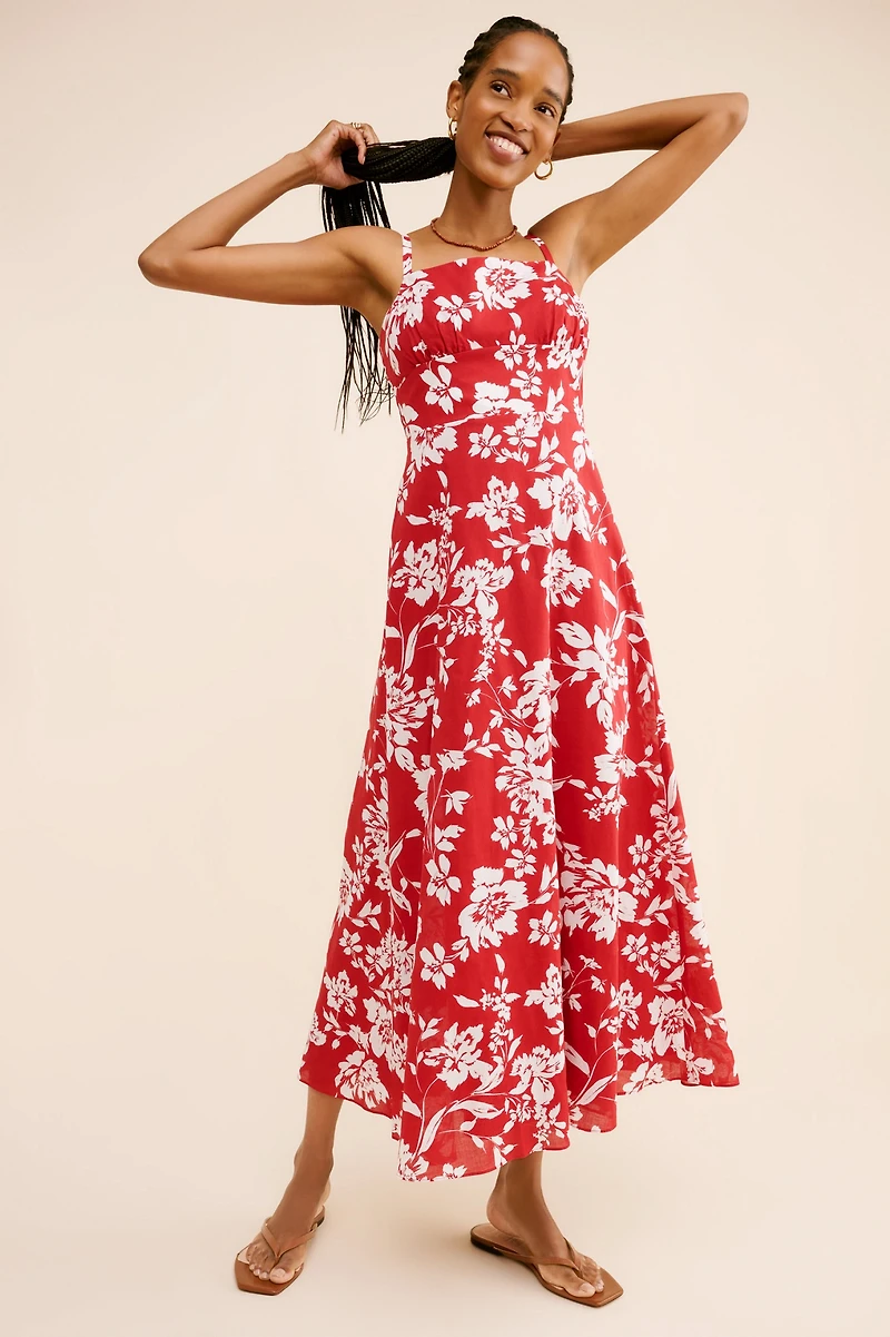Madewell Exploded Tank Midi Dress