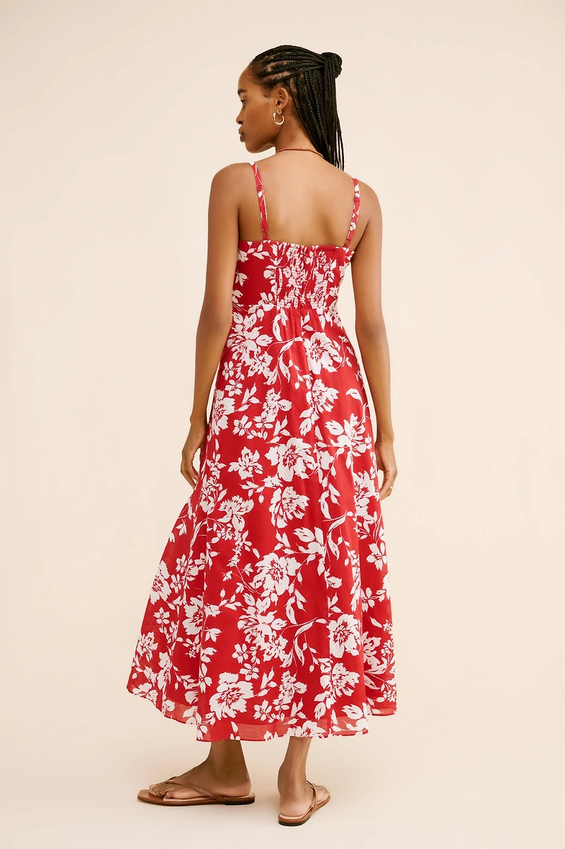 Madewell Exploded Tank Midi Dress
