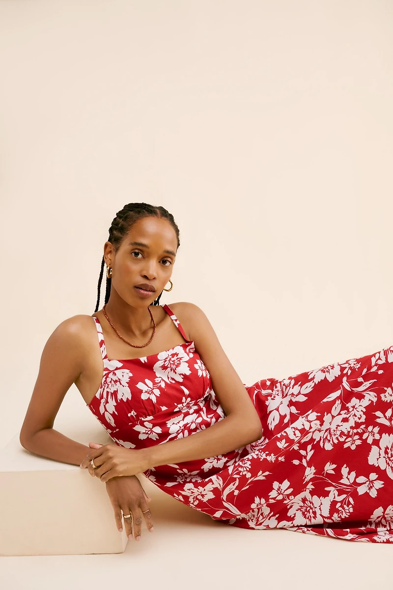 Madewell Exploded Tank Midi Dress