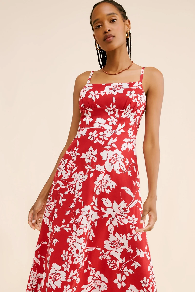 Madewell Exploded Tank Midi Dress