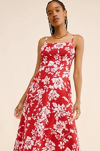 Madewell Exploded Tank Midi Dress