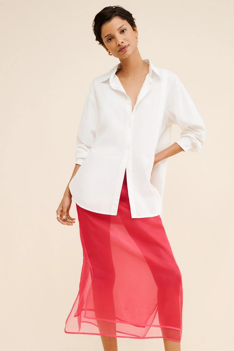 DONNI. Organza Simple Skirt