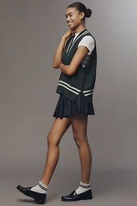 By Anthropologie Sporty V-Neck Sweater Vest