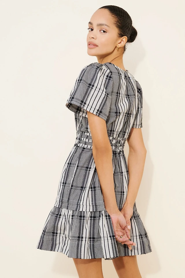 the somerset mini dress: embroidered edition The Somerset Collection By Anthropologie The Somerset Collection Embroidered Mini Dress