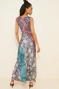 Kachel Floral Sleeveless Maxi Dress