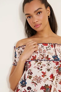 Payal Jain Off-The-Shoulder Midi Dress