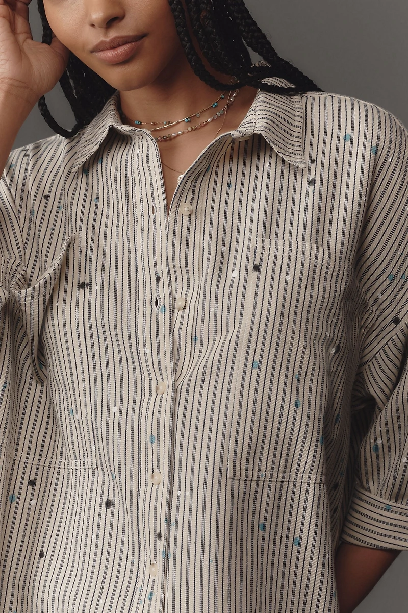 Pilcro Studio Smock Buttondown Shirt