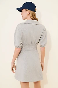 Daily Practice by Anthropologie Short Sleeve Smocked Waist Mini Dress