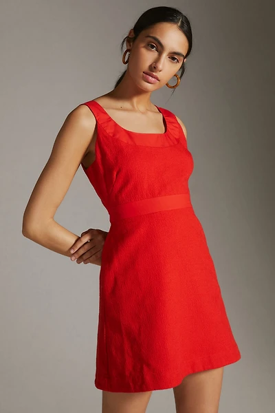 Maeve Sleevless Squareneck Mini Dress