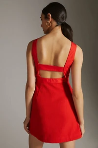 Maeve Sleevless Squareneck Mini Dress
