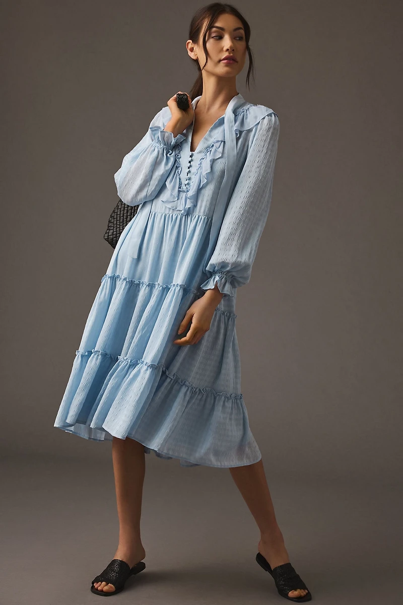 Tiered Ruffled Dress