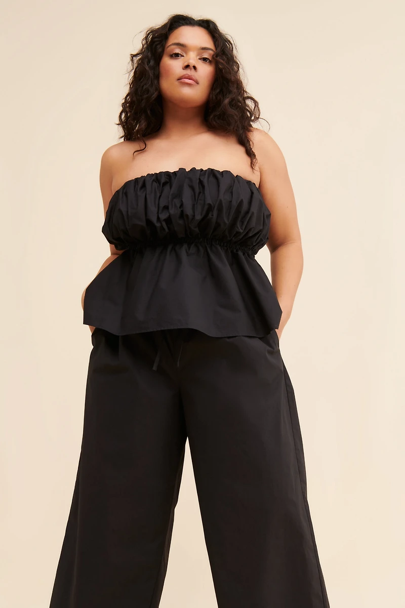 Eloquii Bubble Peplum Top
