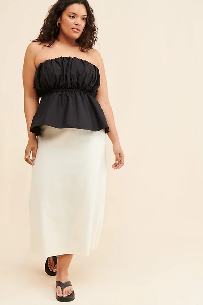Eloquii Bubble Peplum Top