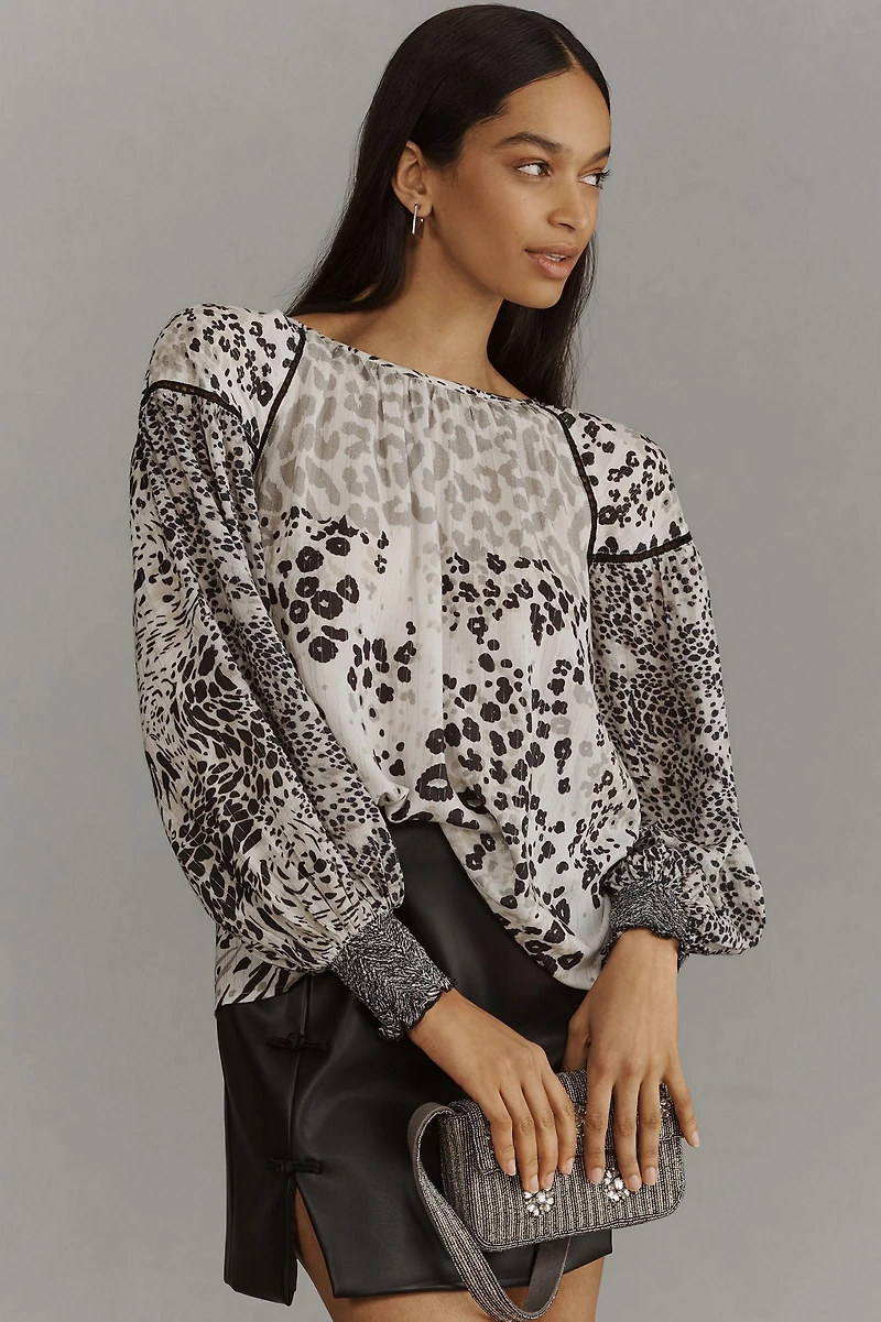 Conditions Apply Biljana Printed Top