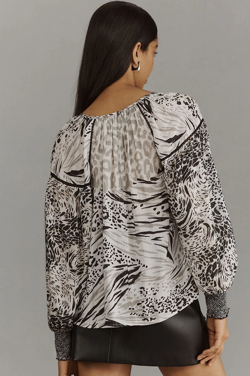 Conditions Apply Biljana Printed Top