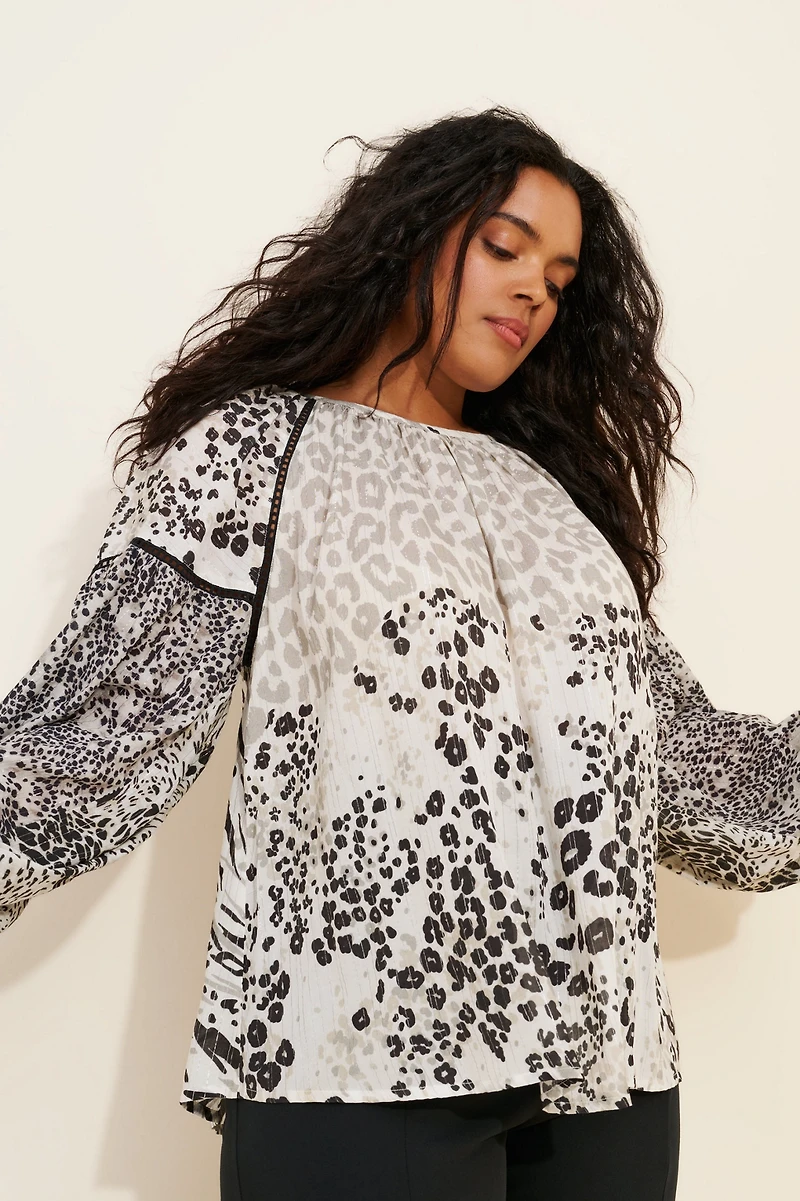 Conditions Apply Biljana Printed Top