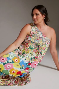 One-Shoulder Midi Dress
