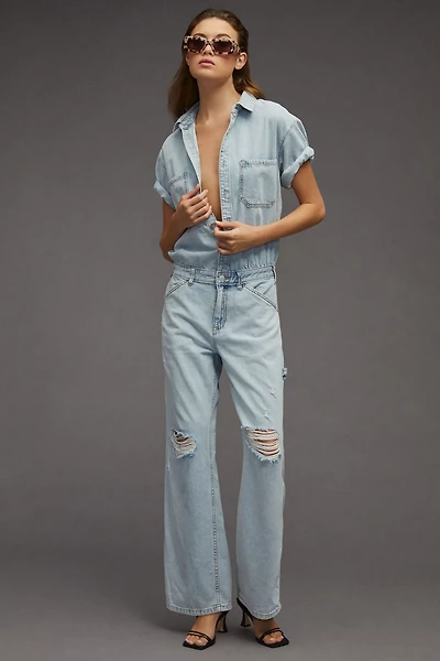 Pilcro Slouchy Denim Jumpsuit