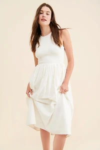 Forever That Girl Knit Twofer Midi Dress