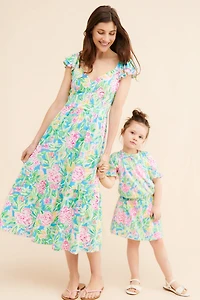 Lilly Pulitzer Bayleigh Flutter Sleeve Midi Dress