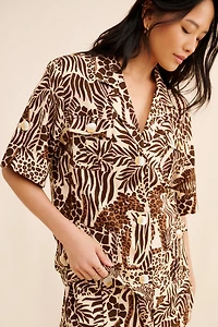 FARM Rio Safari Sand Shirt Jacket