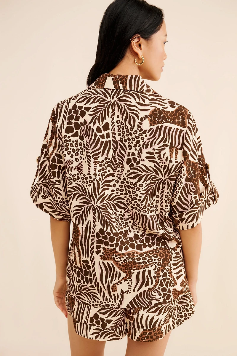 FARM Rio Safari Sand Shirt Jacket