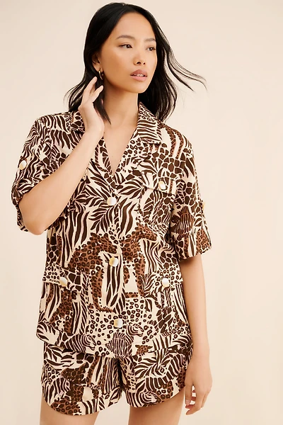 FARM Rio Safari Sand Shirt Jacket