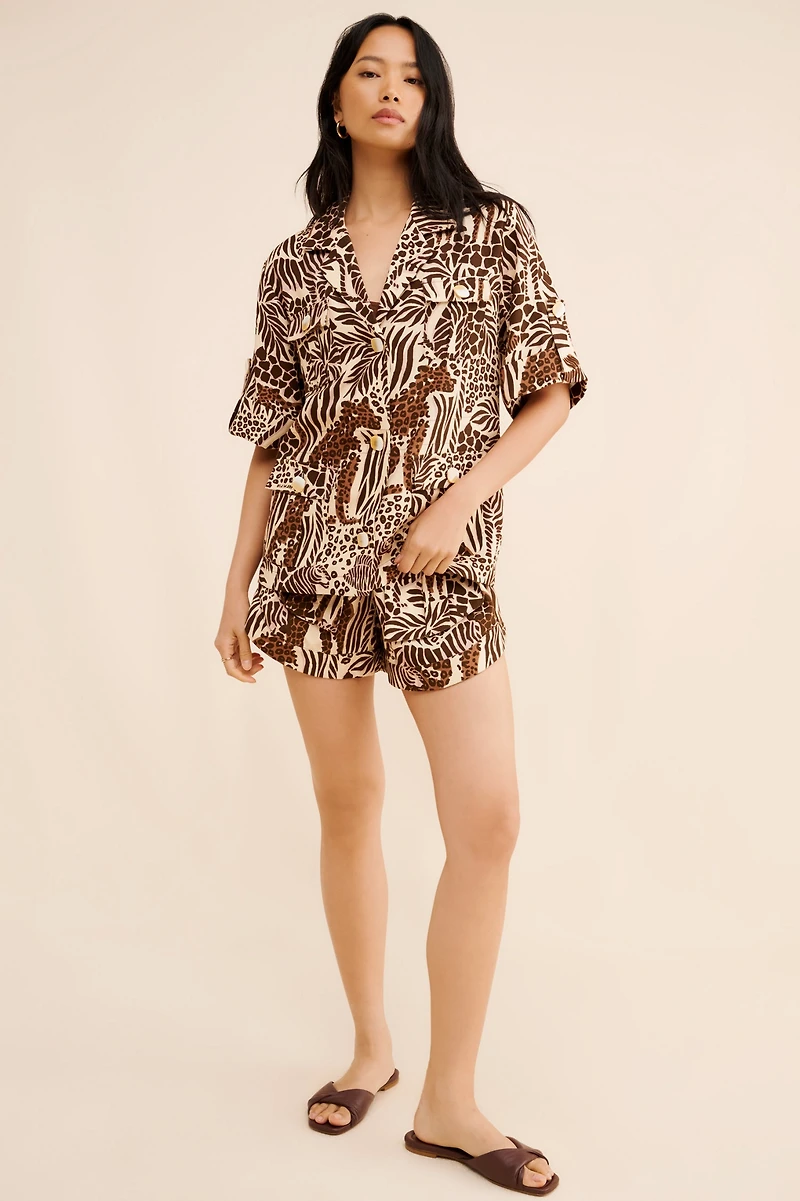 FARM Rio Safari Sand Shirt Jacket