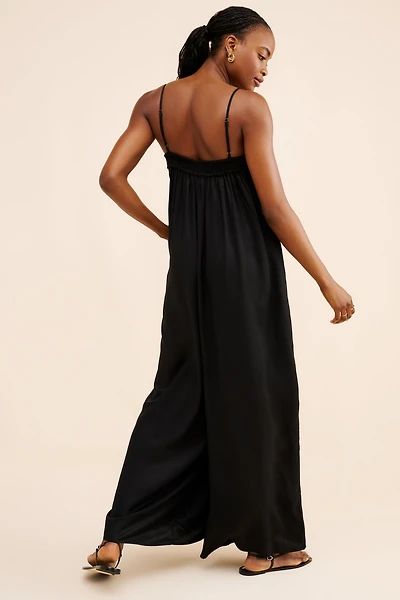 Maeve Waistless Sleeveless Wide-Leg Jumpsuit