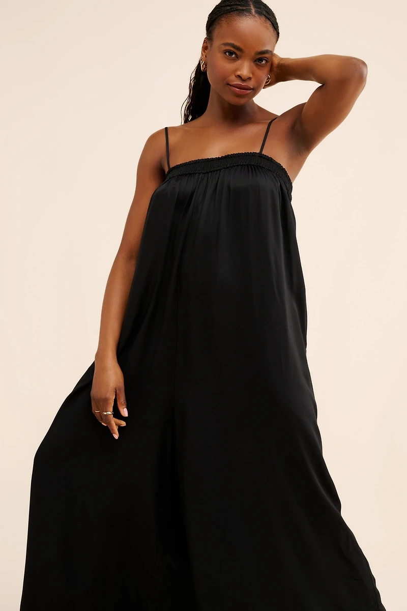 Maeve Waistless Sleeveless Wide-Leg Jumpsuit