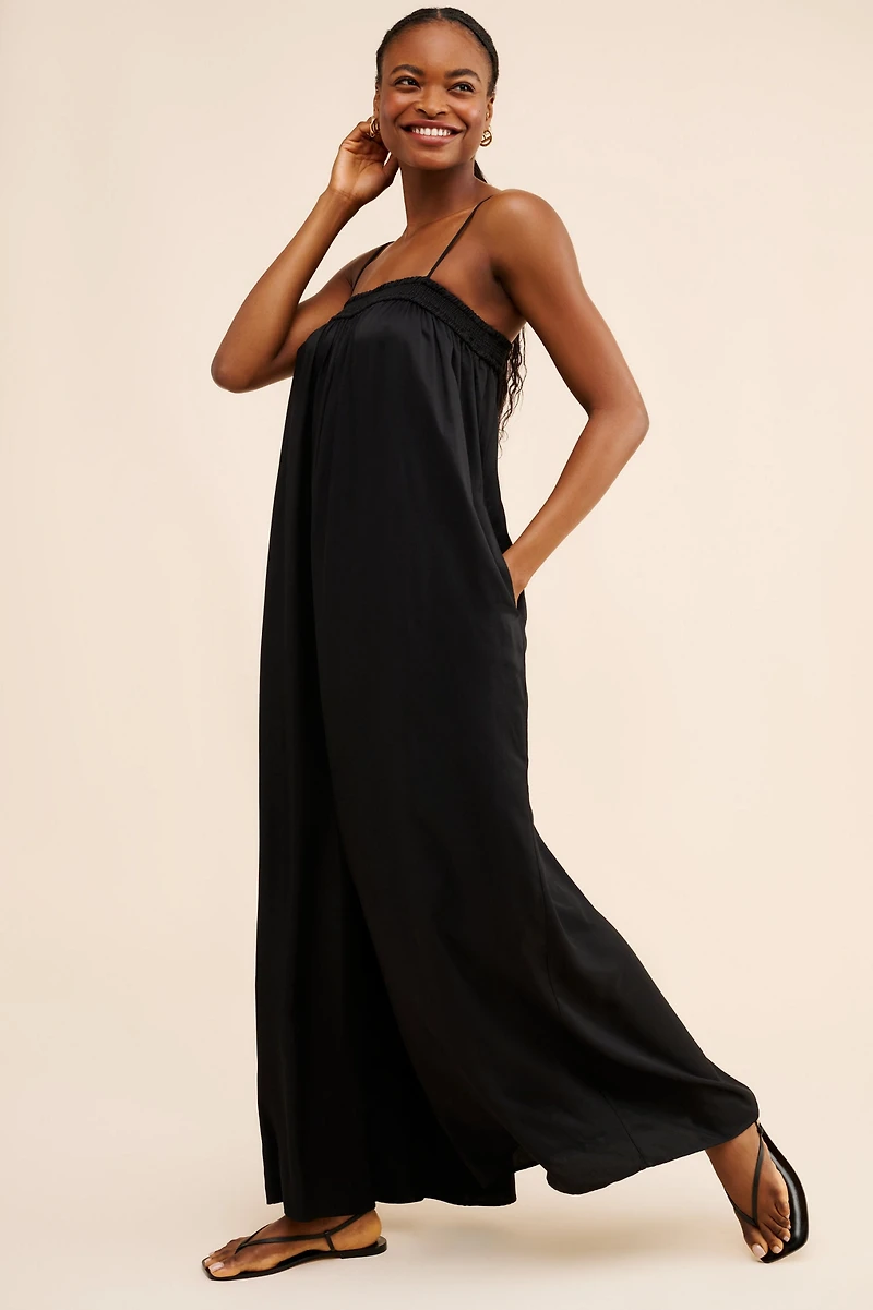 Maeve Waistless Sleeveless Wide-Leg Jumpsuit