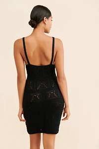 Crochet Mini Dress