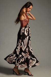 Deco Printed Halter Dress