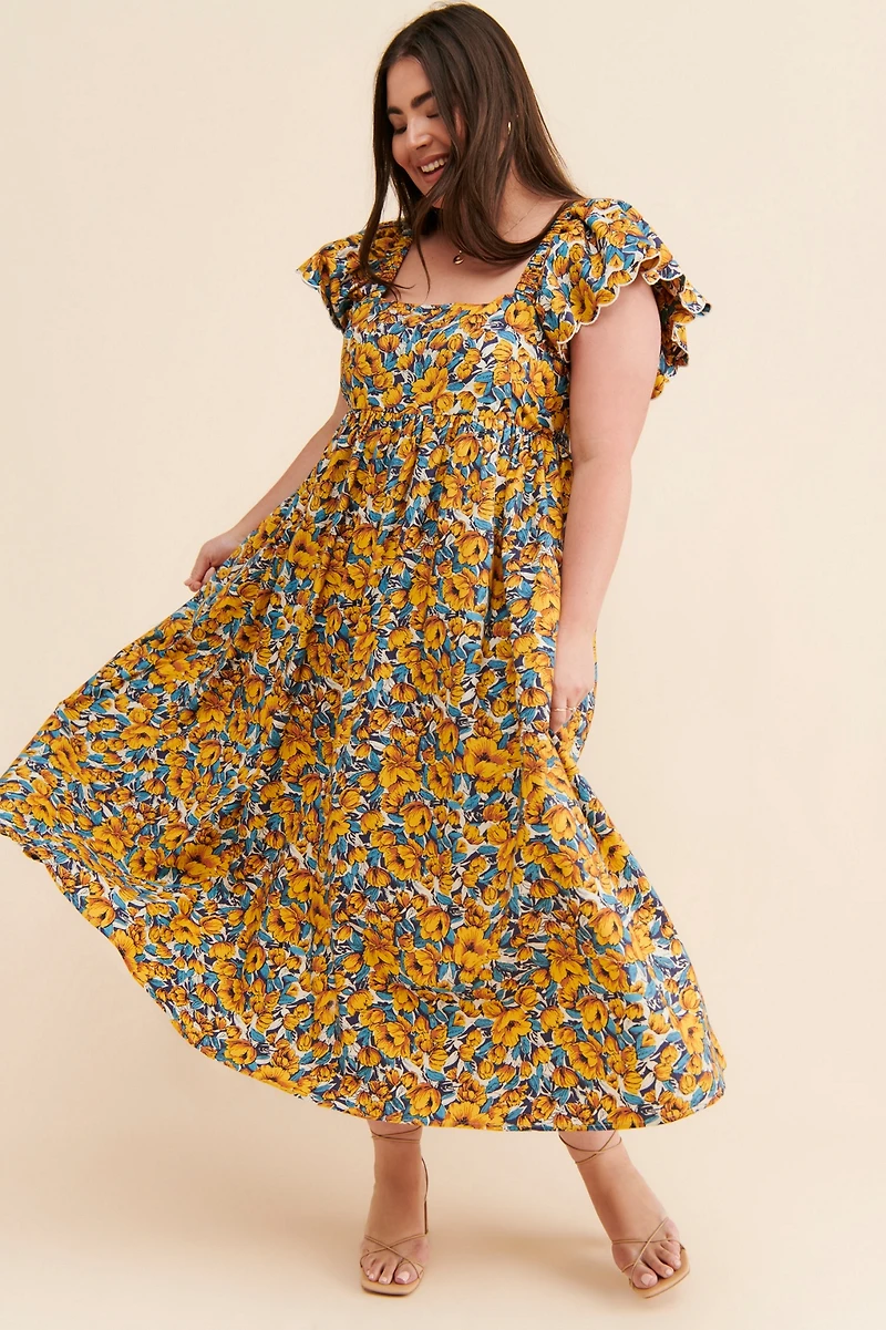 en elly Bella Floral Dress