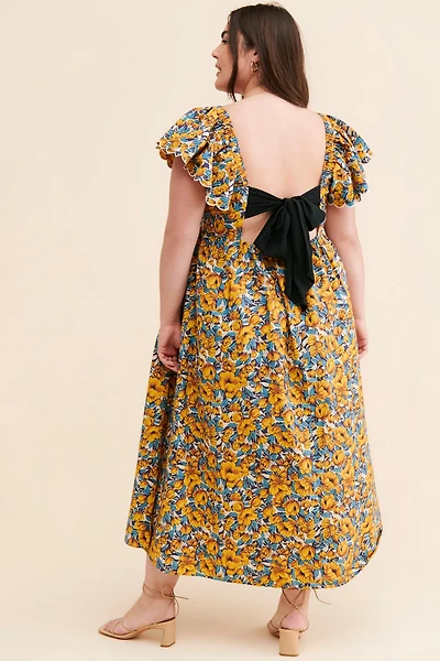en elly Bella Floral Dress