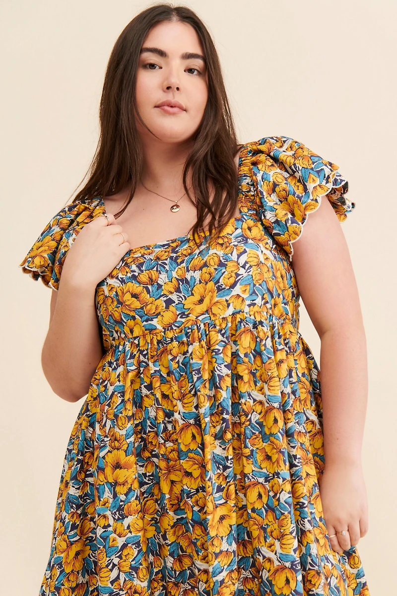 en elly Bella Floral Dress