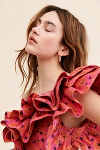 CeliaB Bali Ruffle One-Shoulder Dress