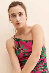 FARM Rio Leaves Midi Dress