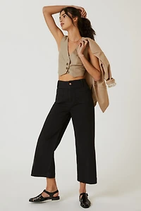 Pilcro The Skipper High Rise Wide Leg Jeans